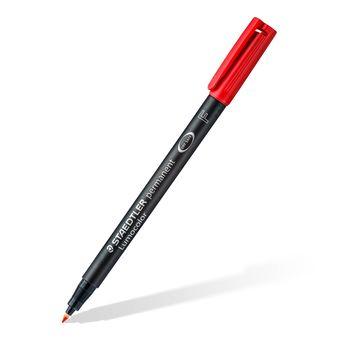STAEDTLER 318-WP4 LUMOCOLOR PEN PERMANENT FINE MIX 4 COLORS (318 WP4)