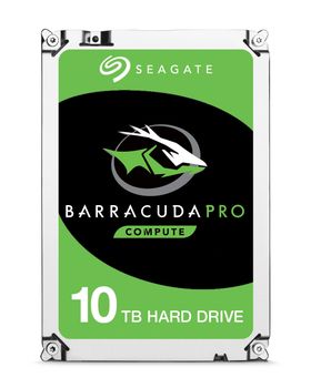 SEAGATE Desktop Barracuda Pro 7200 10TB HDD 7200rpm SATA serial ATA 6Gb/s NCQ 256MB cache 3.5inch BLK (ST10000DM0004)