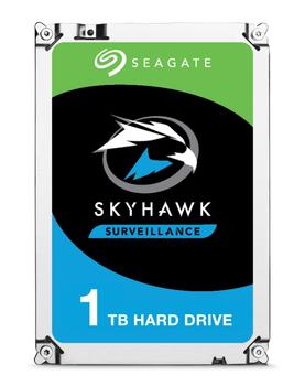 SEAGATE Surveillance Skyhawk 1TB HDD 5900rpm SATA serial ATA 6Gb/s 64MB cache 3.5p 24x7 long-term usage BLK (ST1000VX005)