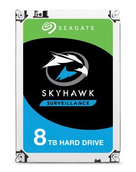 SEAGATE e SkyHawk Surveillance HDD ST8000VX004 - Hard drive - 8 TB - internal - 3.5" - SATA 6Gb/s - 7200 rpm - buffer: 256 MB (ST8000VX004)