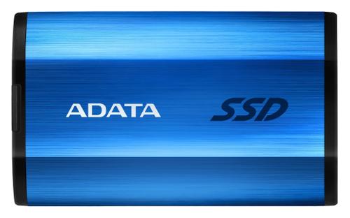 A-DATA ADATA external SSD SE800 512GB blue USB3.2 Gen2 Type-C backward compatible with USB2.0 (ASE800-512GU32G2-CBL)
