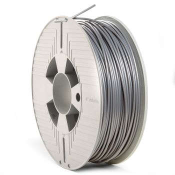 VERBATIM PLA 3D Filament, Silver/ Metal (55329)