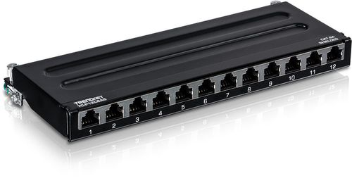 TRENDNET 12-port Cat6a Shielded Wall Mo (TC-P12C6AS)