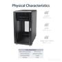 STARTECH 22U 36 in. Knock-Down Server Rack Cabinet with Casters (RK2236BKF)