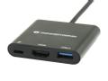 CONCEPTRONIC DONN01B USB-C zu -HDMI-Adapter,  schwarz 4k30Hz (DONN01B)