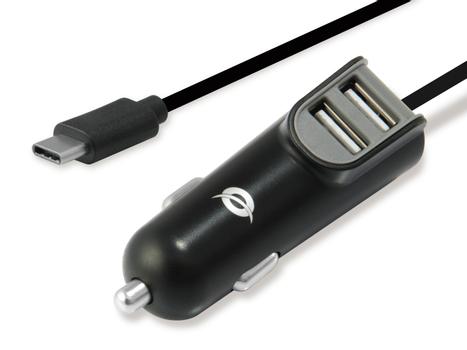 CONCEPTRONIC CARDEN05B 2-Port 15,5W USB-KFZ-LadegerÃ¤t (CARDEN05B)