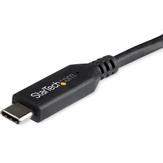 StarTech 6ft/1.8m USB C to Displayport 1.4 Cable Adapter - 4K/5K/8K USB Type C to DP 1.4 Monitor Video Converter Cable - HDR/ HBR3/ DSC - ekstern videoadapter - svart (CDP2DP146B)