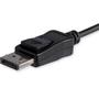 STARTECH 5.9 ft 1.8m - USB-C to DisplayPort Adapter Cable - 8K 30Hz - HBR3 - USB-C Adapter - Thunderbolt 3 Compatible (CDP2DP146B)