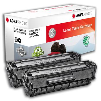 AGFAPHOTO Toner 2x Black (APTC703DUOE)