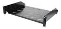 DELTACO TOTEN, 19" fixed shelf, 2U, 350mm deep, max 15kg
