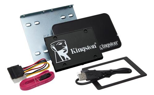 KINGSTON n KC600 Desktop/ Notebook Upgrade Kit - SSD - encrypted - 1.024 TB - internal - 2.5" - SATA 6Gb/s - 256-bit AES-XTS - Self-Encrypting Drive (SED), TCG Opal Encryption (SKC600B/1024G)
