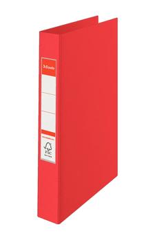 ESSELTE Vivida Ringbinder PP A4 2RR 25mm red (14451*10)