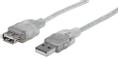 MANHATTAN kabel USB 2.0 AA Skjøt 4,7m