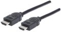 MANHATTAN MH Cable, HDMI, HDMI-Male/HDMI-Male, 1.8m, Black, Polybag