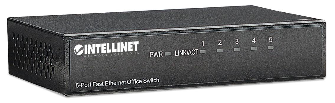 INTELLINET Net Switch 10/100 5P Metal Case (523301)