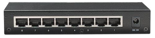 INTELLINET Intellinet,  Switch  8 x 10/ 100Mbps, svart 8 porter, Metall chassie Livstidsgarant (523318)