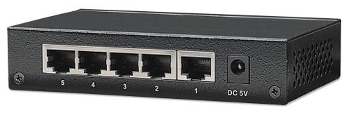 INTELLINET switch 5x10/ 100/ 1000 Gigabit, Metal (530378)