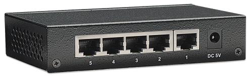 INTELLINET switch 5x10/ 100/ 1000 Gigabit, Metal (530378)