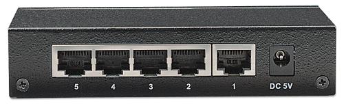 INTELLINET switch 5x10/ 100/ 1000 Gigabit, Metal (530378)