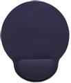 MANHATTAN Mauspad Schaumstoff mit Handballenauflage blau