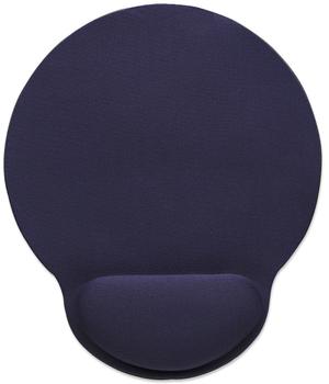 MANHATTAN Wrist-Rest Mouse Pad, Blue, Retail Box (434386)