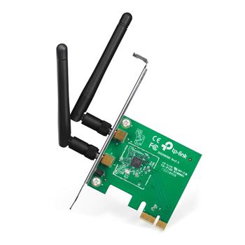 TP-LINK TL-WN881ND Wireless N300 PCI Express Adapter - ships with both full height and low profile brackets (TL-WN881ND)