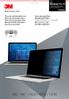 3M Privacy Filter MacBook Pro 15in PFMR15 retina display (PFMR15)