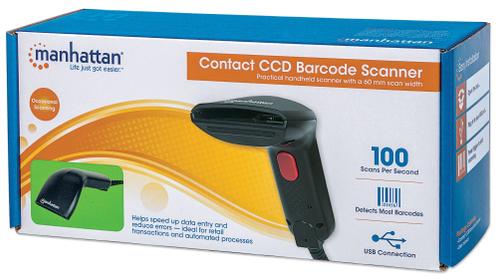 MANHATTAN Sca Barcode Contact CCD (USB) [bk] (178488)
