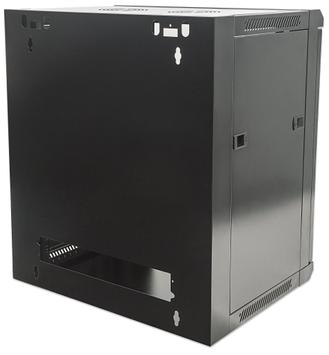 INTELLINET Server Schrank 19 Wandverteiler 9HE (H-B-T 500 x 570 x 600 mm) [bk], Flatpack (711791)