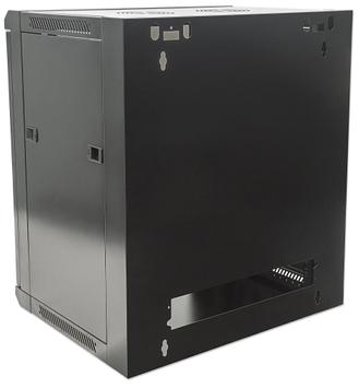 INTELLINET Server Schrank 19 Wandverteiler 9HE (H-B-T 500 x 570 x 600 mm) [bk], Flatpack (711791)