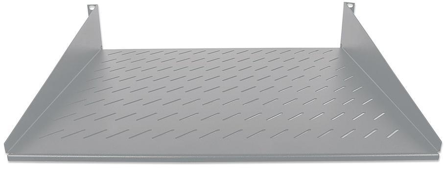 INTELLINET Server Schrank 19 Fachboden zur Frontmontage B=483mm T=250mm 2HE bis 25kg [gy] (712217)