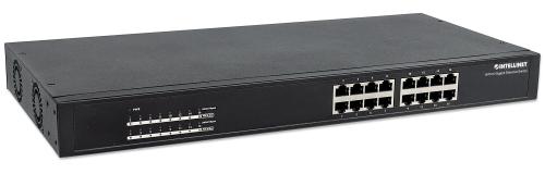 INTELLINET 16-Port Gigabit Ethernet PoE+  (560993)