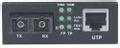 INTELLINET Single Mode Media Converter,  Base-Tx to 100Base-Fx (SC) Single-Mode,  20km (Euro 2-pin plug) Fibermedieomformer Ethernet Fast Ethernet (507332)