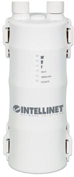 INTELLINET Wireless outdoor access point range extender AC600 2.4GHz + 5GHz PoE (525824)
