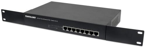 INTELLINET 8-Port Fast Ethernet PoE+  (561075)