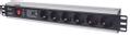 INTELLINET 19 1.5U Rackmount 6-Way Power Strip
