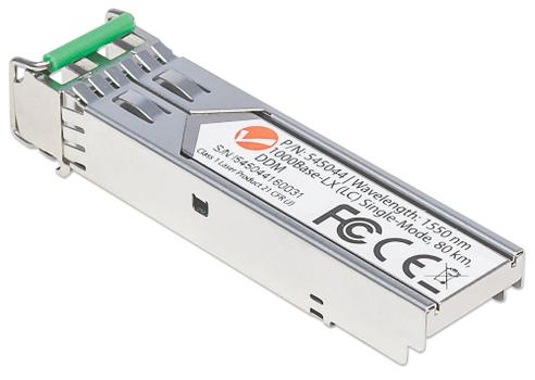 INTELLINET Gigabit SFP Mini-GBIC Transceiver LWL-Kabel 80K (545044)