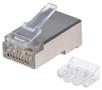 INTELLINET 90-Pack Cat6A RJ45 Modular 