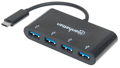 MANHATTAN USB 3.1 Gen1 TypC-Hub Manhattan 4 USB über USB | KT Husid