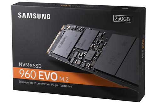 SAMSUNG SSD 960 EVO 250GB M.2 NVMe Basic (MZ-V6E250BW)