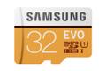 SAMSUNG MicroSD Evo 32GB Minneskort,  upp till 100MB lese, UHS-I U1 (MB-MP32GA/EU)