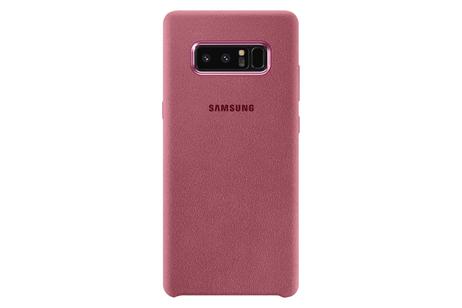 Samsung Alcantara Cover EF-XN950 - Baksidedeksel for mobiltelefon - alcantara - rosa - for Galaxy Note8 (EF-XN950APEGWW)