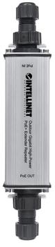 INTELLINET PoE+ Extender Outdoor Gigabit High Power bis 100m (561211)