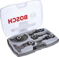 Bosch Starlock Best of Cutting flerverktøysbladsett - for tre, metall, kartong, blikk, ikke-jernholdig metall, laminat, bløtt tre, løvtre, parkett, soft plastic, putty, hardened metal - 5 deler