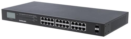 INTELLINET 24-Port Gigabit Ethernet PoE+  (561242)
