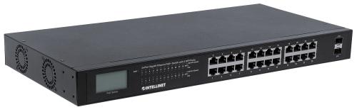 INTELLINET 24-Port Gigabit Ethernet PoE+  (561242)