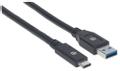 MANHATTAN Usb-C To Usb-A Cable, 3M,  (354981)