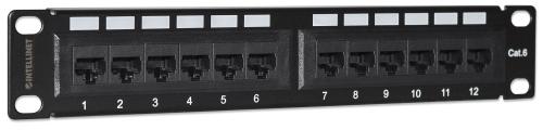 INTELLINET 10" Cat6 Patch Panel F-FEEDS (720748)