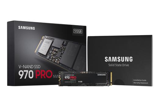 SAMSUNG SSD M.2 (2280) 512GB 970 PRO (PCIe/ NVMe) (MZ-V7P512BW)