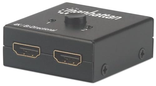 MANHATTAN Hdmi Switch 2-Port, 4K@30Hz,  (207850)